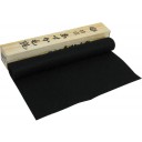 Подложка под бумагу (ситадзики) для каллиграфии (сёдо) под формат хансэцу от Kuretake [шерсть, вискоза; черный; 450×1500×1мм]