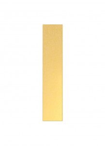 Тандзаку широкий Kinsenshi золотой от Sugiura [75×363мм; 1 лист]