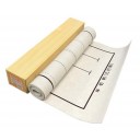 Подложка под бумагу (ситадзики) для каллиграфии (сёдо) под формат хансэцу с двусторонней разметкой от Sugiura [фетр; белый; 450×1500×1мм]
