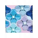 Бумага для оригами Tant 12 Color голубых оттенков от Toyo [350×350мм; 12 цветов: 12 листов]