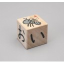 Набор деревянных кубиков для изучения японской азбуки хирагана