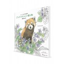 Юми Симокавара. Авторская книга-раскраска —Праздничный букет от лесных зверей—