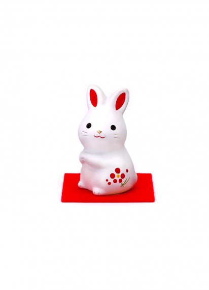 Малый кролик (символ 2023 года) от Yakushigama –Красная слива– [50×30мм]